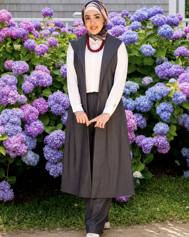 Elegant Long Vest