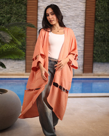Peach  Cardigan